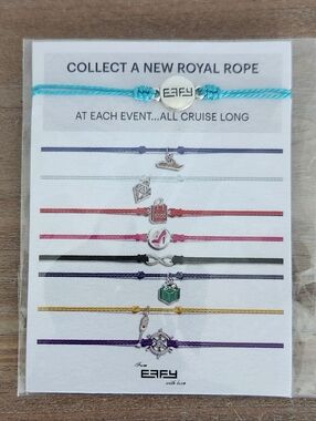 🚢 Rare Effy Royal Caribbean Royal Rope Bracelet - NWT ⚓️